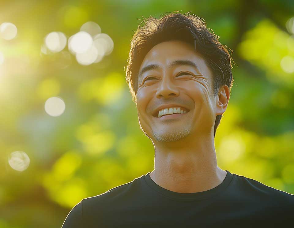Male Smiling Happy Sleep Dentistry