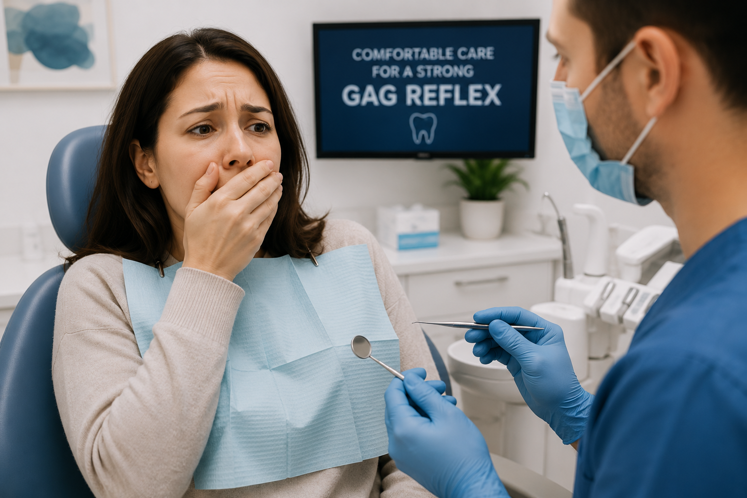 gag reflex at the dentist